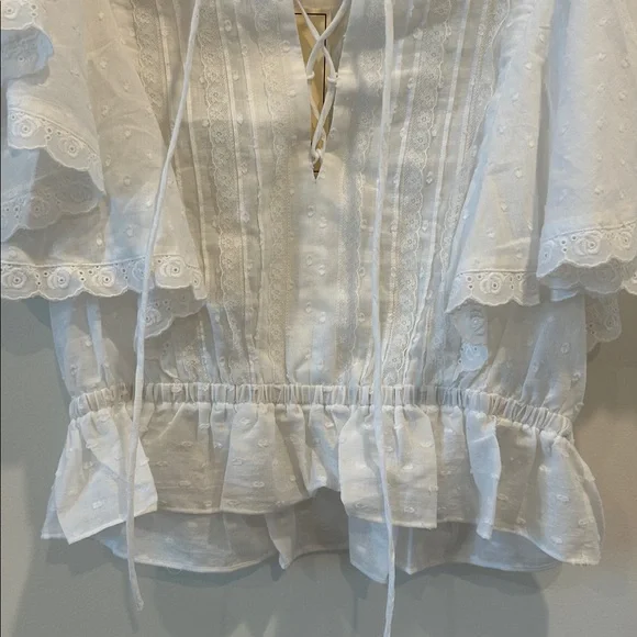 NWT Temperley Eyelet Top Sz S - Picture 6 of 8